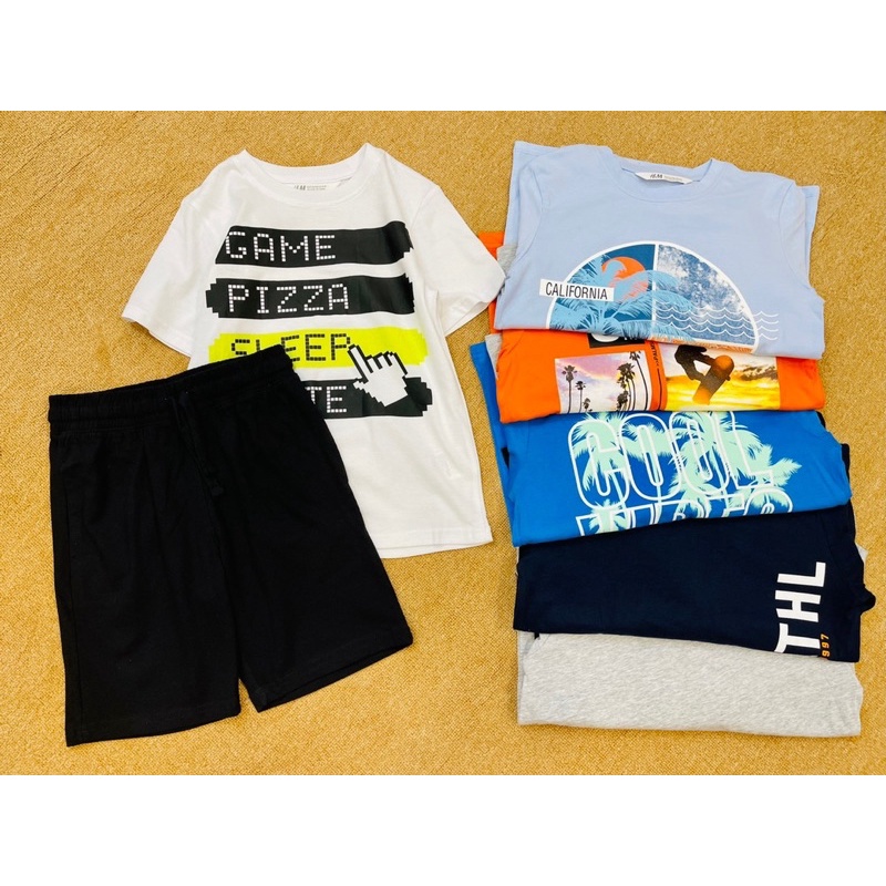 Bộ thun cotton bé trai đại