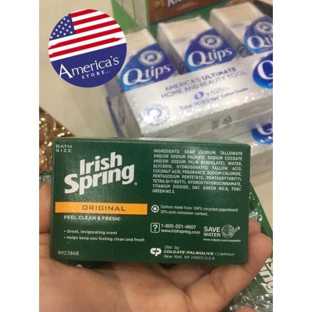 [Hàng Sẵn] [Hàng USA] Xà bông diệt khuẩn Irish Spring Original 113g