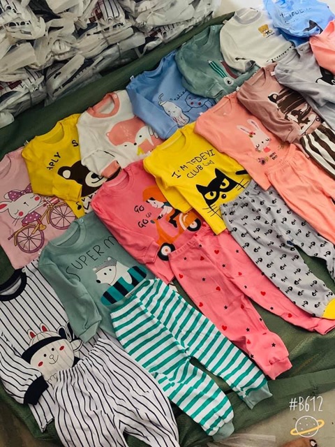 Bộ dài tay thu đông cho bé trai, bé gái