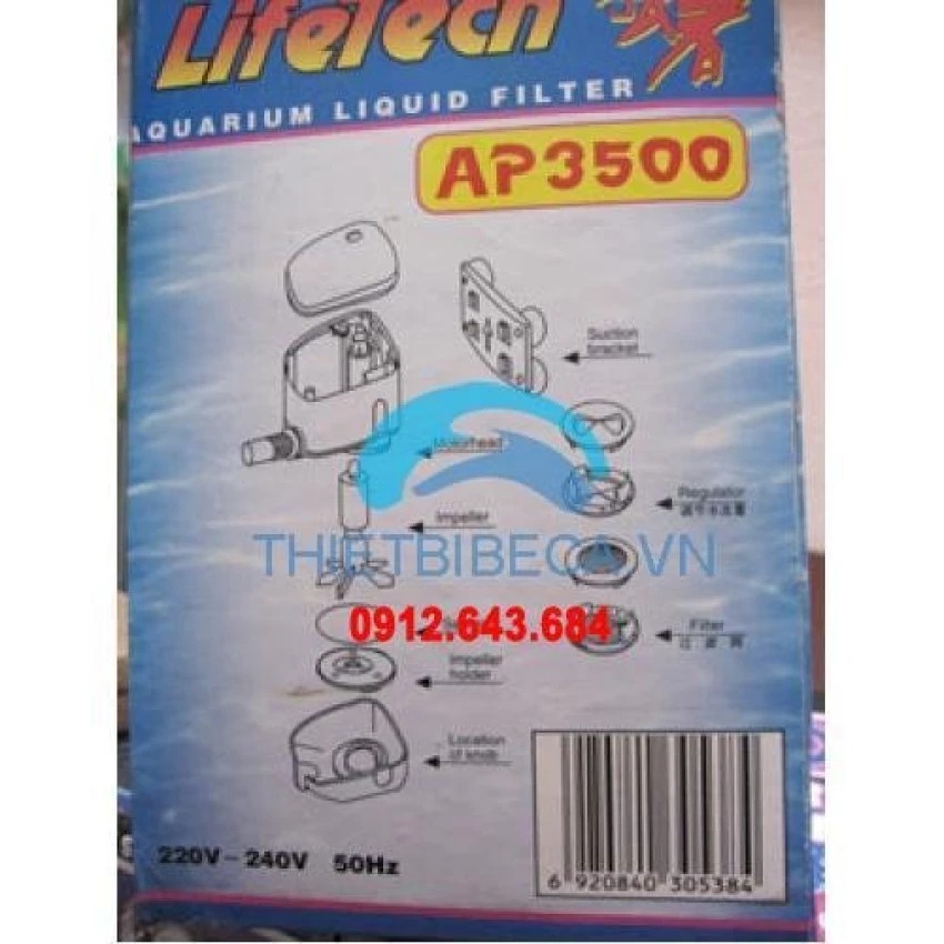 Máy bơm bể cá Lifetech AP 3500