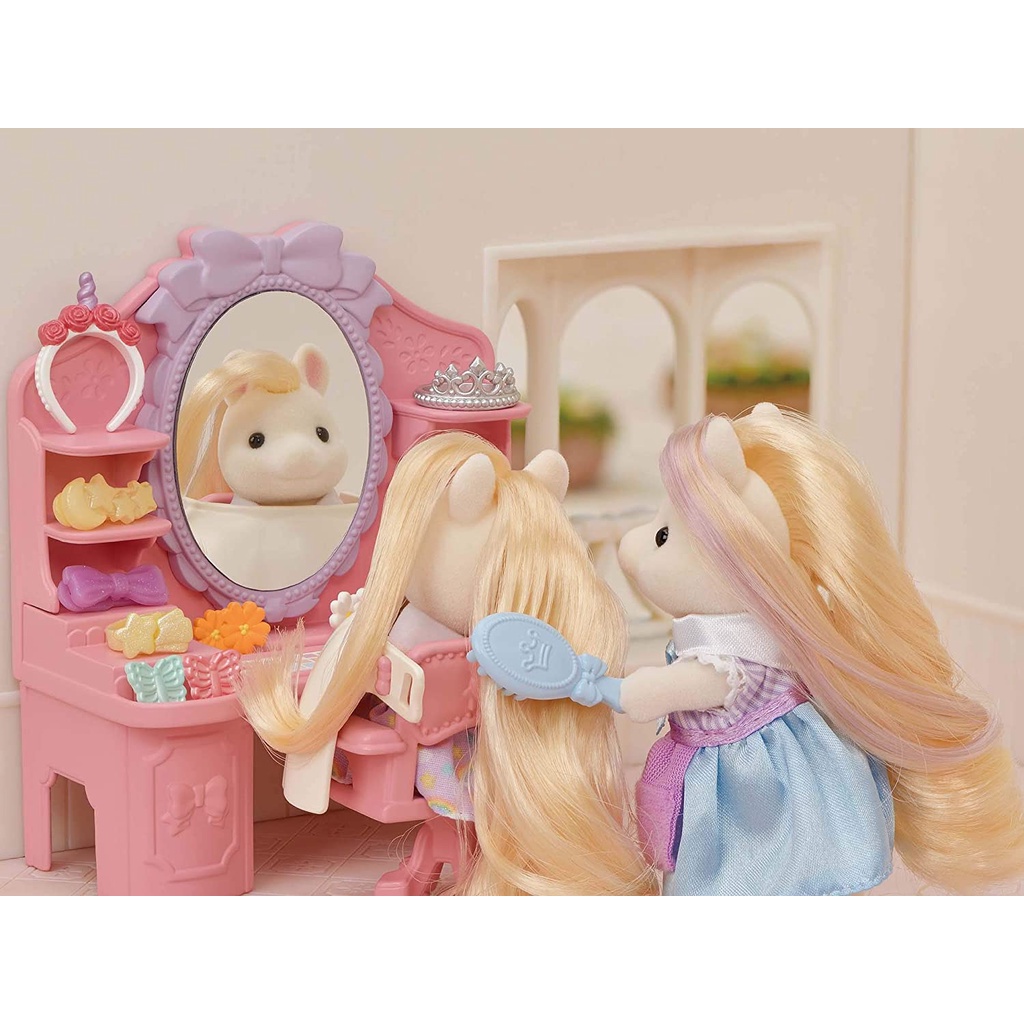 MỚI Sylvanian Families Tiệm Làm Tóc Thời Trang Stylish Hair Salon