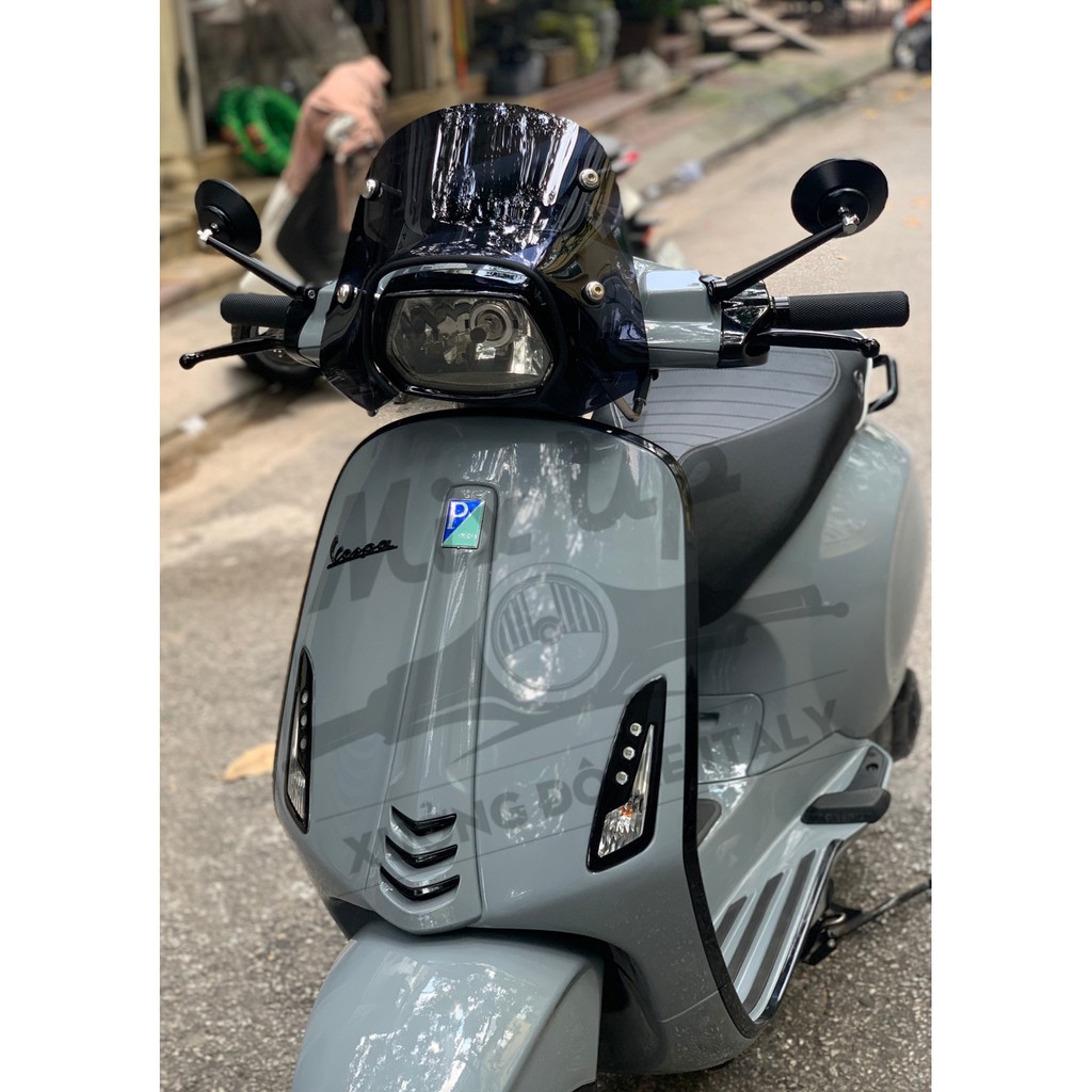 GƯƠNG ĐỘ DÁNG TRÒN DÒNG XE VESPA SPRINT/PRIMA/GTS/LX/S