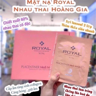 Mặt Nạ Nhau Thai Royal Nhật Bản ( hộp 5 miếng)