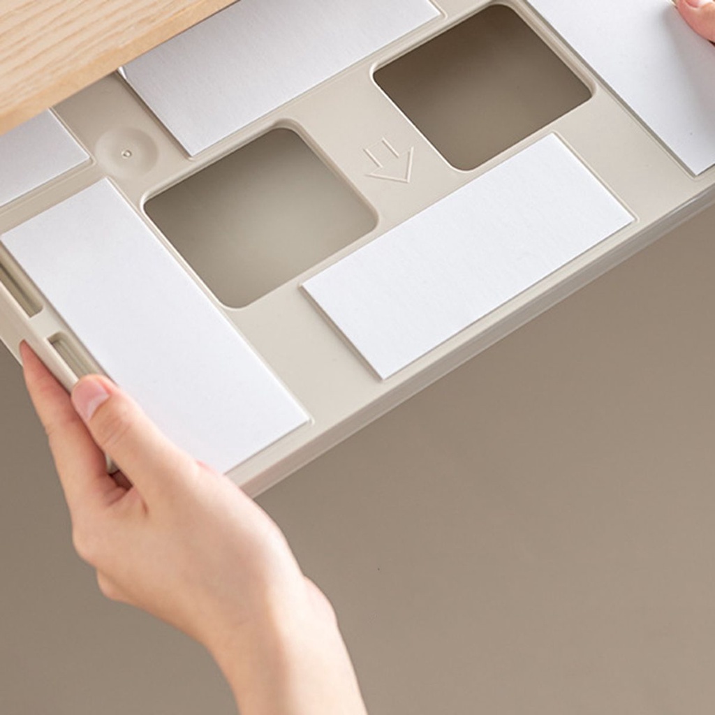 Hộc tủ ngăn kéo đựng đồ dán dưới mặt bàn dùng trong phòng làm việc nhà bếp