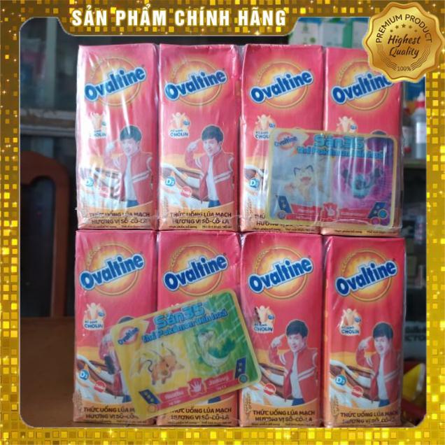 2 VỈ THỨC UỐNG LÚA MẠCH OVALTINE HƯƠNG VỊ SOCOLA 180ML, 110ML