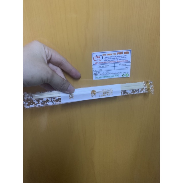 Đũa tre dùng 1 lần cao cấp lốc 100 đôi