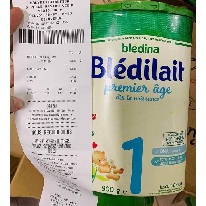 Sữa bột Bledilait Pháp 900g số 3