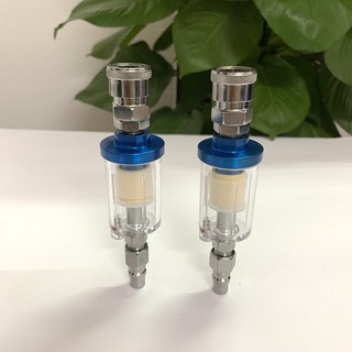 Lọc nước máy nén khí mini 1/4" đuôi súng, lọc tách nước máy nén khí mini