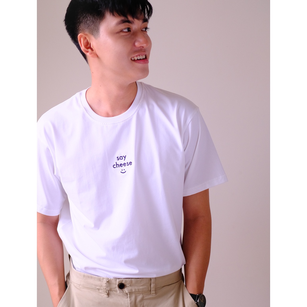 Áo thun unisex Say Cheese - 100% cotton - Chính hãng Hayho Concept