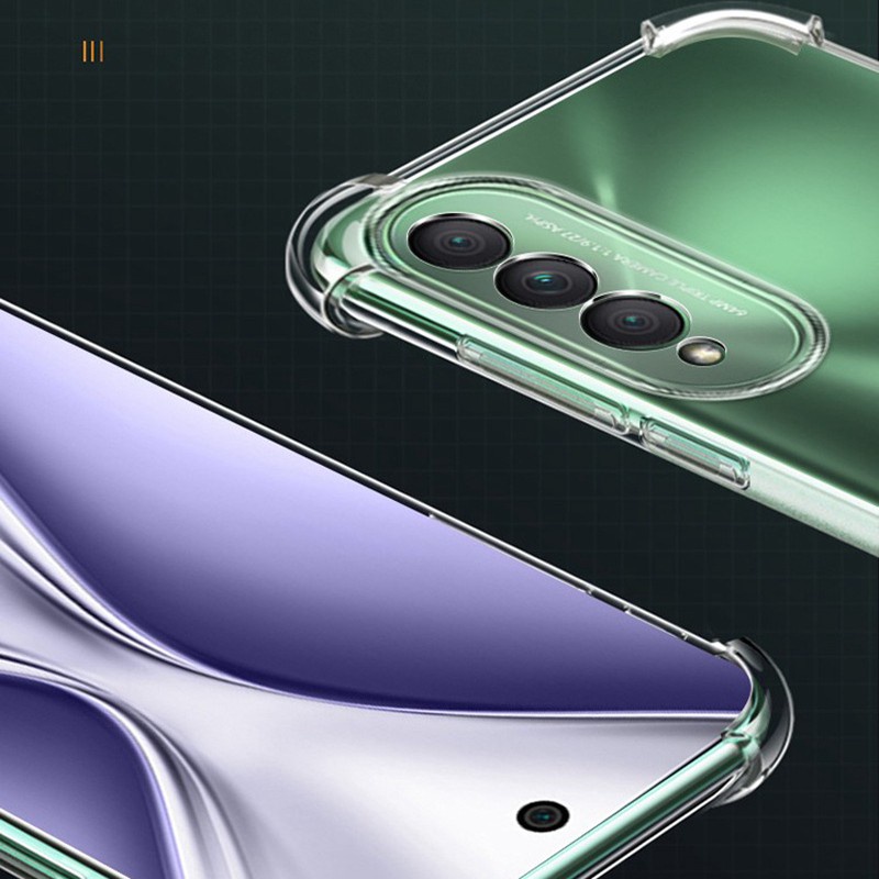 Ốp Điện Thoại TPU Silicon Mềm Trong Suốt Viền Thẳng Bảo Vệ Camera Cho iPhone 11 12 13 Pro MAX