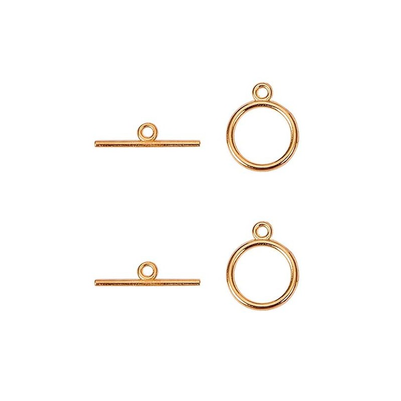 Bộ 20 Móc Cài Tròn Dẹt 15x2mm Không Chì Màu Vàng Phong Cách Tây Tạng