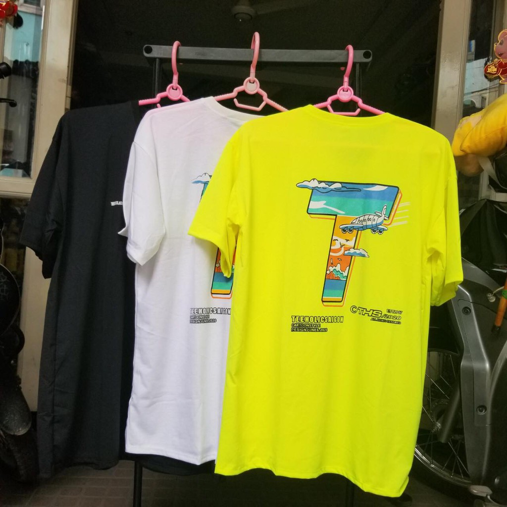 Áo thun unisex loang màu freesize giao ngẫu nhiên.