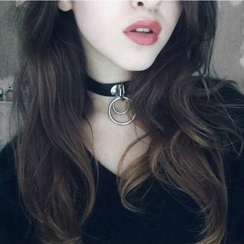 Handmade Fashion Punk Dark Rock Choker Necklace