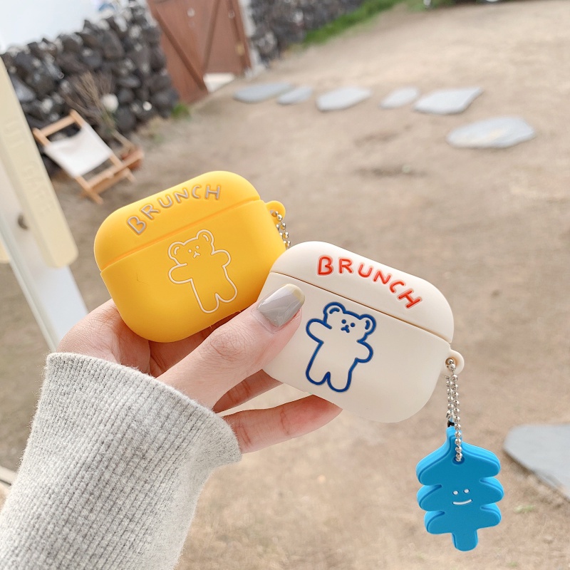 Ốp Bảo Vệ Hộp Đựng Tai Nghe compatible AirPods 3 Thiết Kế Xinh Xắn 2021