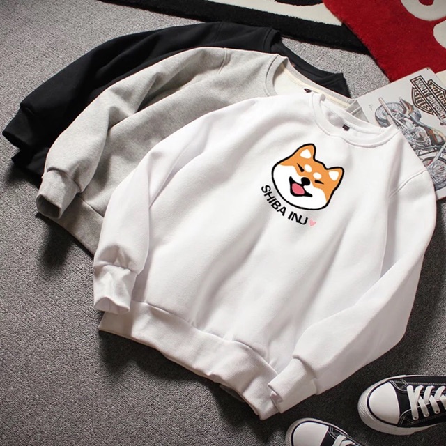 Áo sweater nỉ bông cún shipa | BigBuy360 - bigbuy360.vn