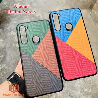 Ốp lưng Xiaomi Redmi Note 8 vân vải jean 3 màu độc đáo