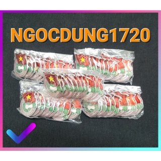 Huy Hiệu Đoàn, cài áo, chất liệu nhôm