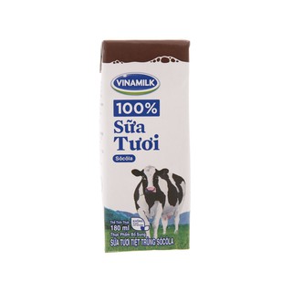Sữa tươi hương Socola Vinamilk hộp 180ml