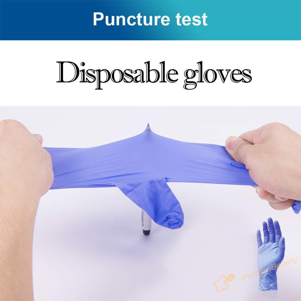 【New】100pcs/set Multifunction Disposable Nitrile Gloves Dustproof Garden Gloves