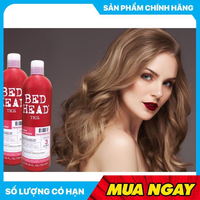 Combo dầu gội xã Tigi đỏ