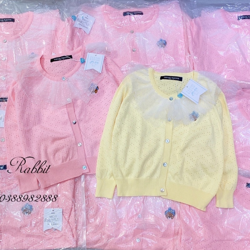 Cardigan len diềm cổ Teenie - HÀNG SALE KHÔNG ĐỔI TRẢ