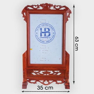 Khung ảnh thờ gia tiên gỗ hương - cao cấp sang trọng