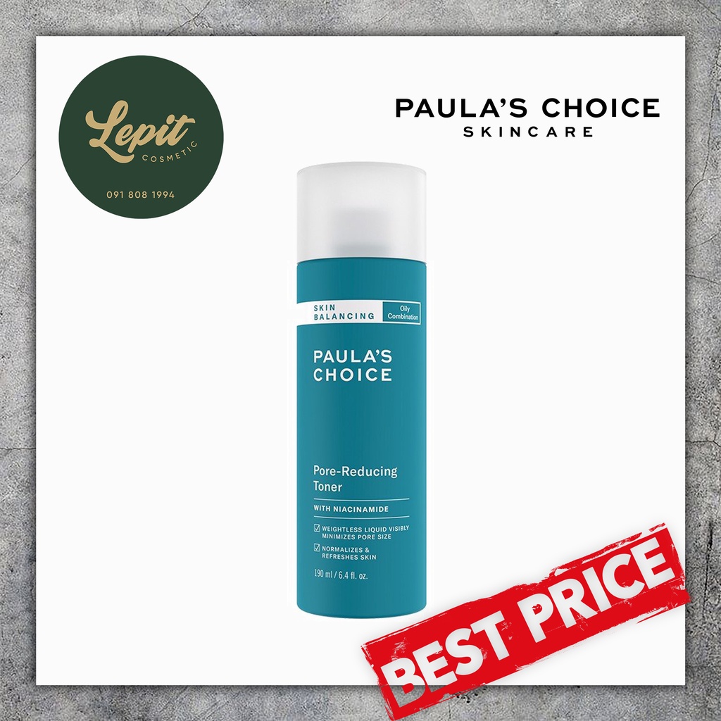 [Chính Hãng] Nước Hoa Hồng Paula’s Choice Skin Balancing Pore Reducing Toner 190ml