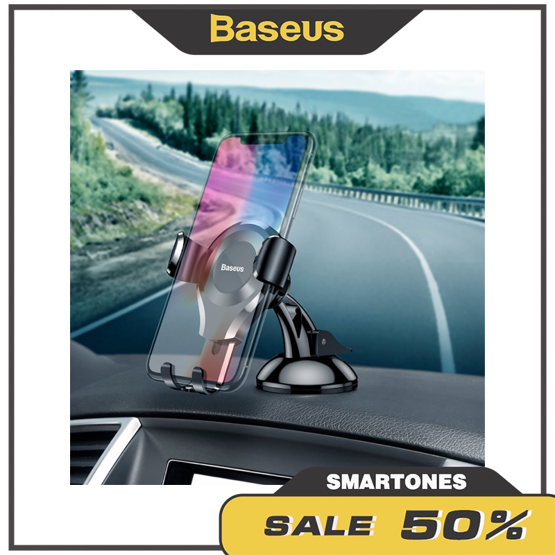 Giá đỡ điện thoại trên ô tô hít chân không Baseus Osculum Type Gravity Car Mount