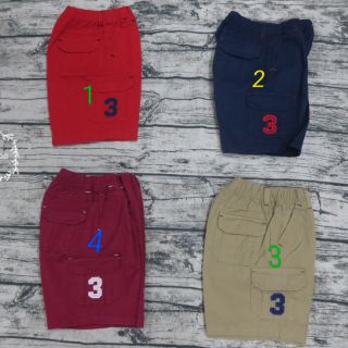 Quần bé trai Polo kaki short 1-7 tuổi