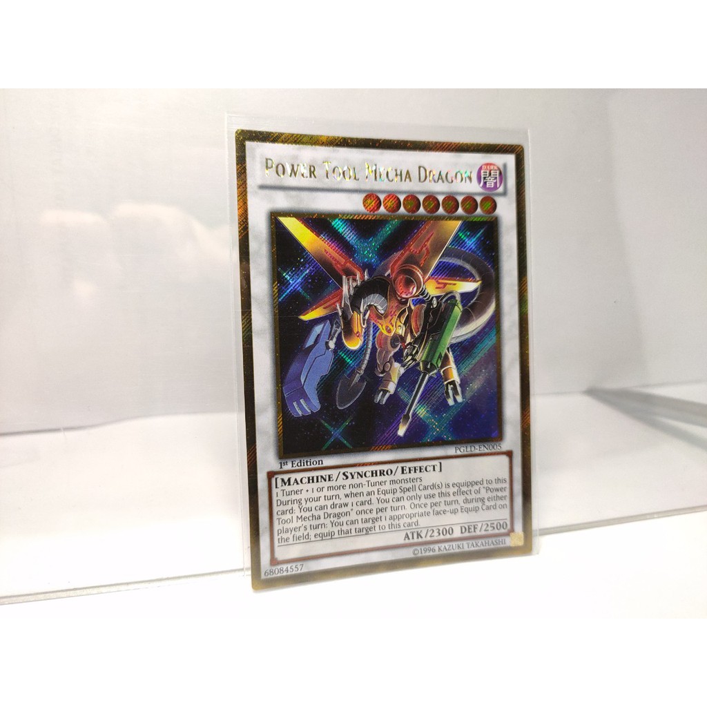 Thẻ bài Yugioh- Power Tool Mecha Dragon (Gold Secret Rare)-Thẻ bài chính hãng