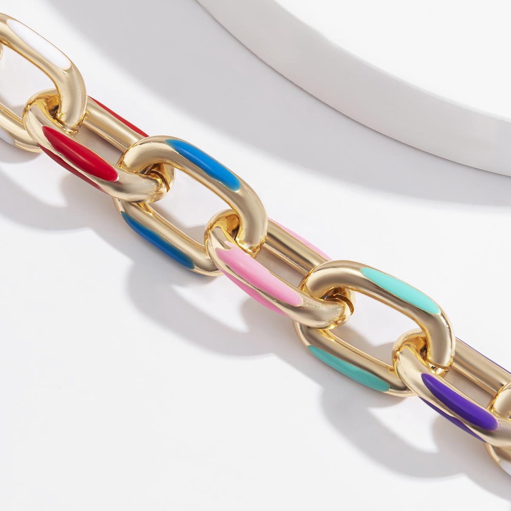 Vòng Cổ Choker Ngắn In Họa Tiết Nhiều Màu Sắc Phong Cách Gothic Cho Nam Và Nữ