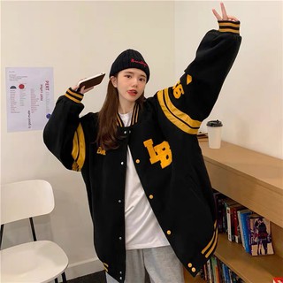 Áo khoác unisex chất nỉ ngoại phong cách nồng cháy của các tình nhân hàng mới
