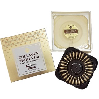 VIÊN COLLAGEN TƯƠI - AMMUD MULTI VITA AMPOULE HÀN QUỐC 28 VIÊN [CHÍNH HÃNG]