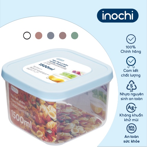 Hộp thực phẩm vuông Inochi - Hokkaido