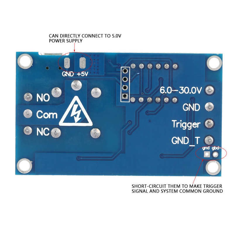 [Iuxishop] LED Display Delay On/Off Relay Module Trigger Cycle Timer Switch DC 5-30V