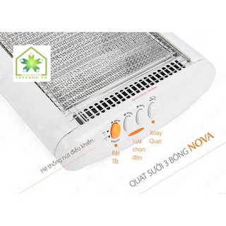 Quạt sưởi Nova 3 bóng sưởi Halogen