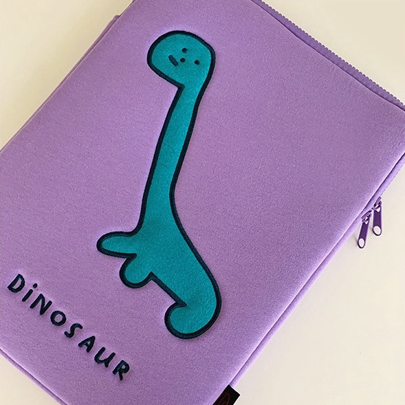 Túi Đựng Laptop Họa Tiết Khủng Long Xinh Xắn Theo Phong Cách Hàn Quốc 15 13.3 13 12 11 10.5 10.2 inch