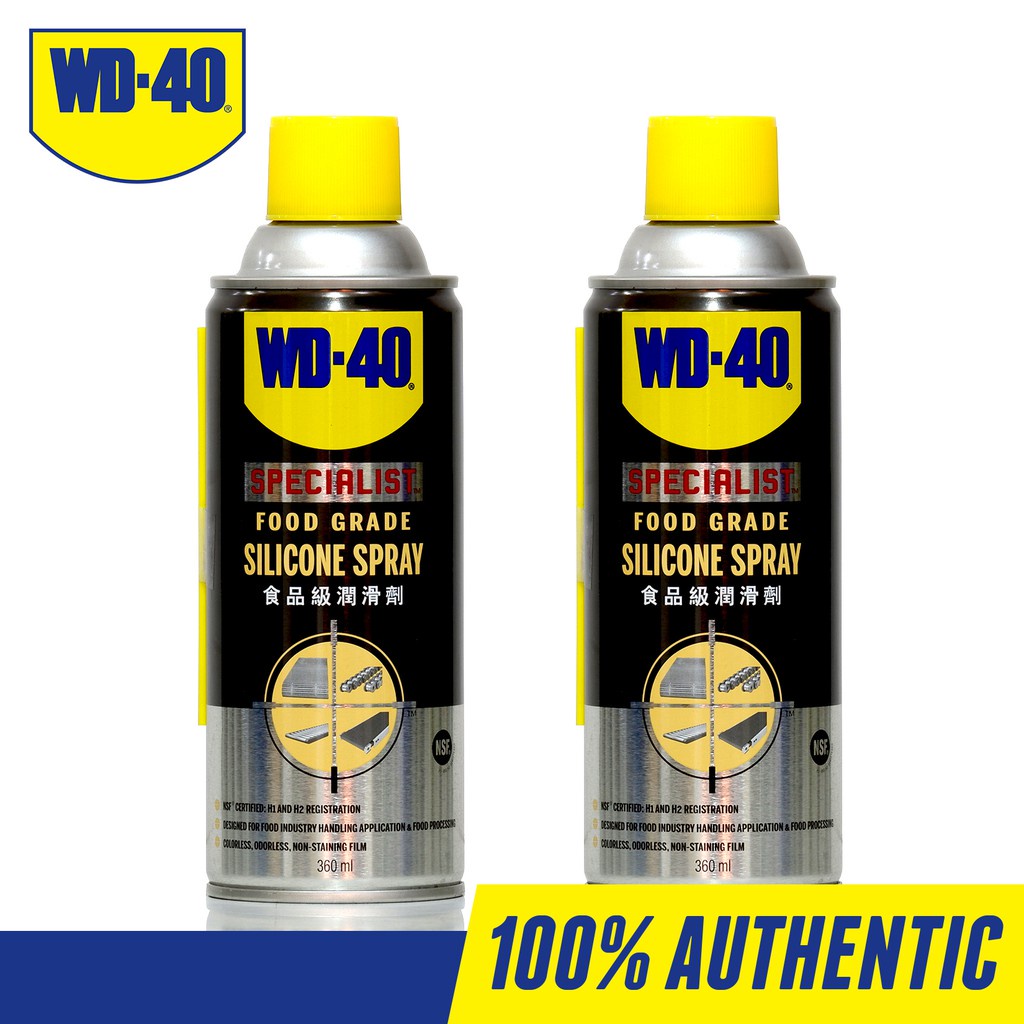 [ LÊN DÙNG] Chai Chất Bôi trơn Silicon, tác dụng cao WD-40 Specialist Food Grade (360ml)