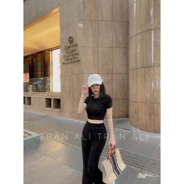 Set Áo Crt kèm Quần Ống Loe