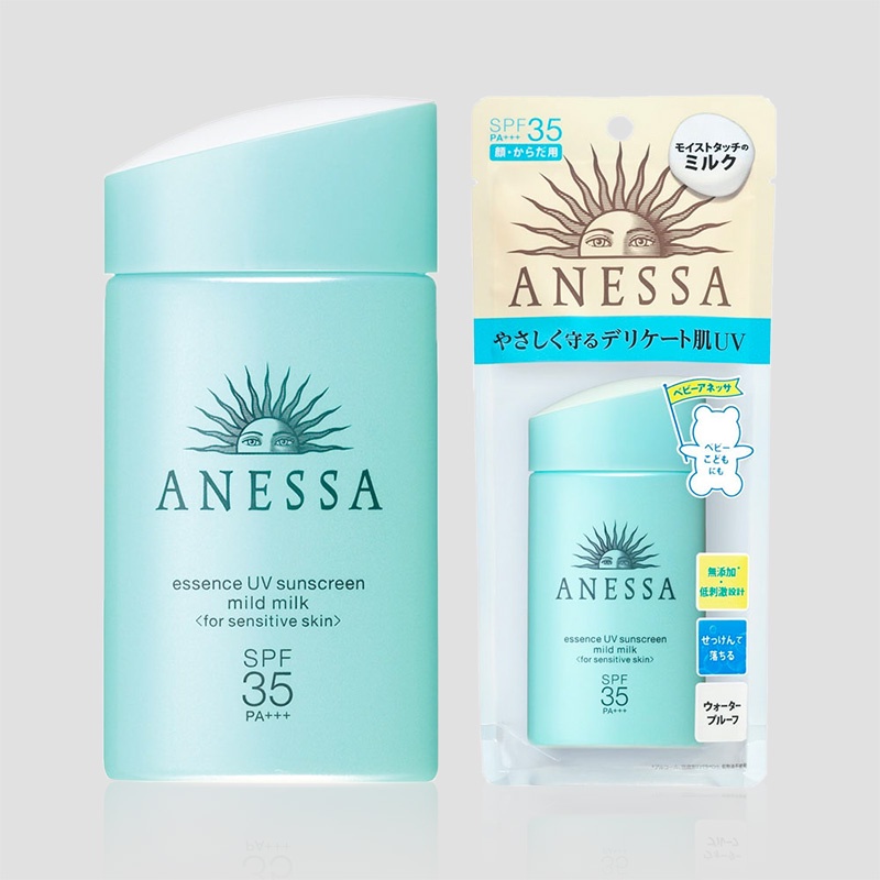 Sữa Chống Nắng Anessa Cho Da Nhạy Cảm & Trẻ Em SPF35 60ml