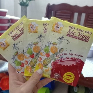 [Date mới ]Bột rau câu con sóc vàng 10gram