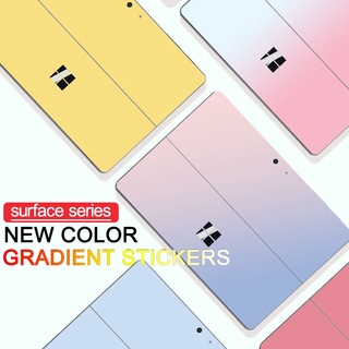 Miếng dán máy tính bảng bề mặt microsoft gradient cho surface pro 8 / 7 / 6 / 5 / 4 / 3 / x miếng dán mặt sau phim bảo vệ go 3