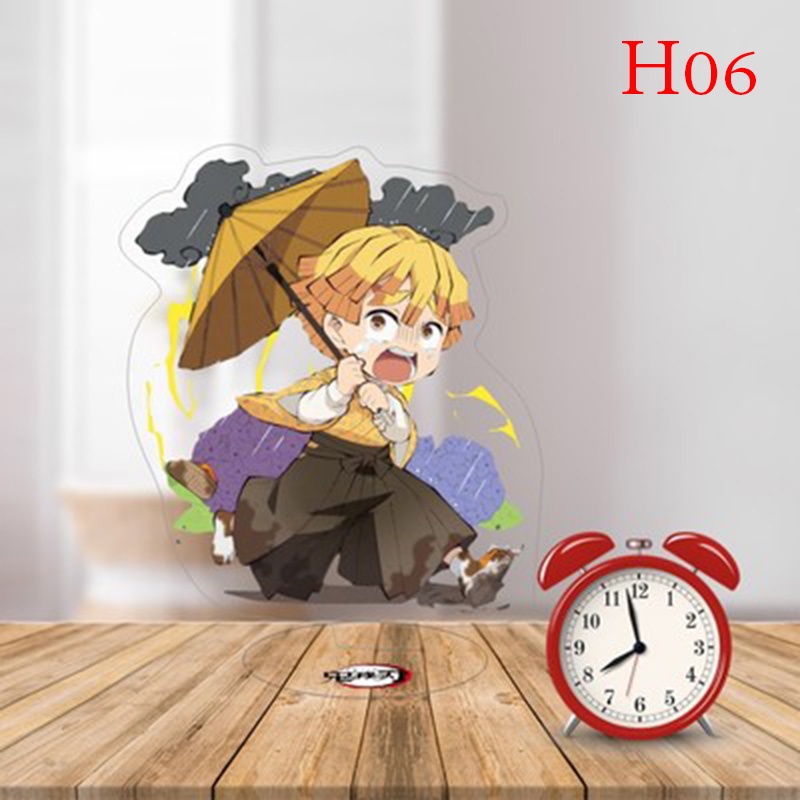 Mô hình nhân vật phim hoạt hình Demon Slayer Tanjirou Nezuko Zenitsu bằng acrylic