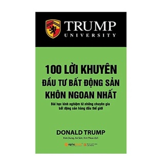 Sách - Combo Bất Động Sản Donald Trump (Bộ 4 cuốn)