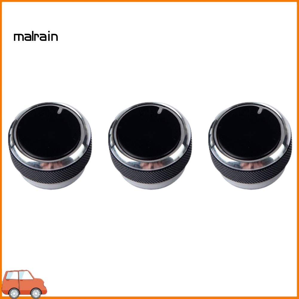 Bộ 3 Phụ Kiện Trang Trí Nút Điều Khiển Máy Điều Hòa Xe Hơi Ford Focus