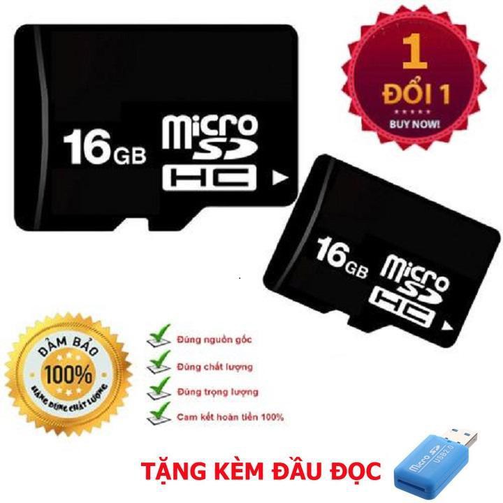 [Xả Hàng] THẺ NHỚ 16GB - TẶNG ĐẦU ĐỌC THẺ - MANG CẢ THẾ GIỚI VÀO CHIẾC ĐIỆN THOẠI CỦA BẠN | BigBuy360 - bigbuy360.vn