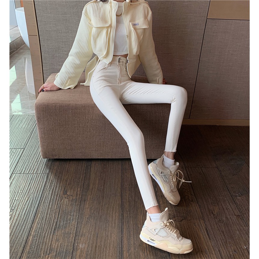 QUẦN JEANS DÁNG ÔM THỜI TRANG NỮ