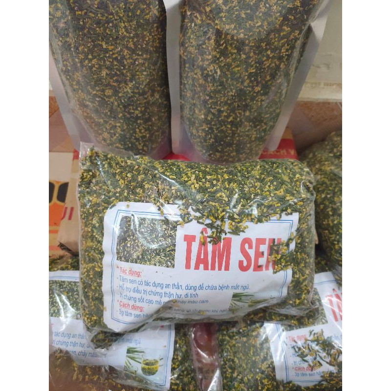 Tâm sen chữa mất ngủ gói 500g loại vụn như hình