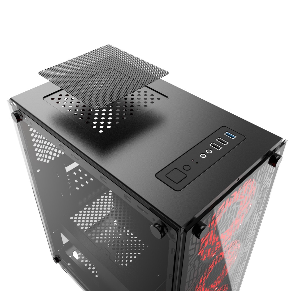 Vỏ máy tính XIGMATEK NYX - M-ATX, 2 MẶT KÍNH (MTTN0009) | BigBuy360 - bigbuy360.vn