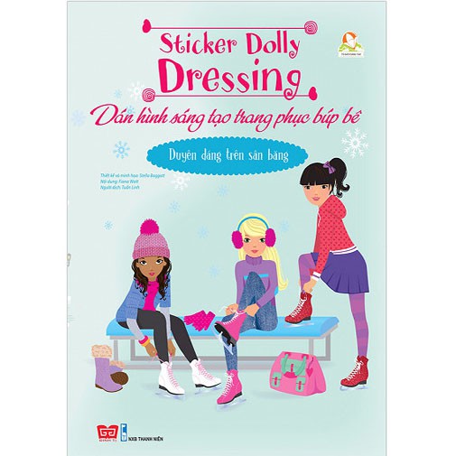 Sách - Dán Hình Sáng Tạo Trang Phục Búp Bê - Duyên Dáng Trên Sân Băng